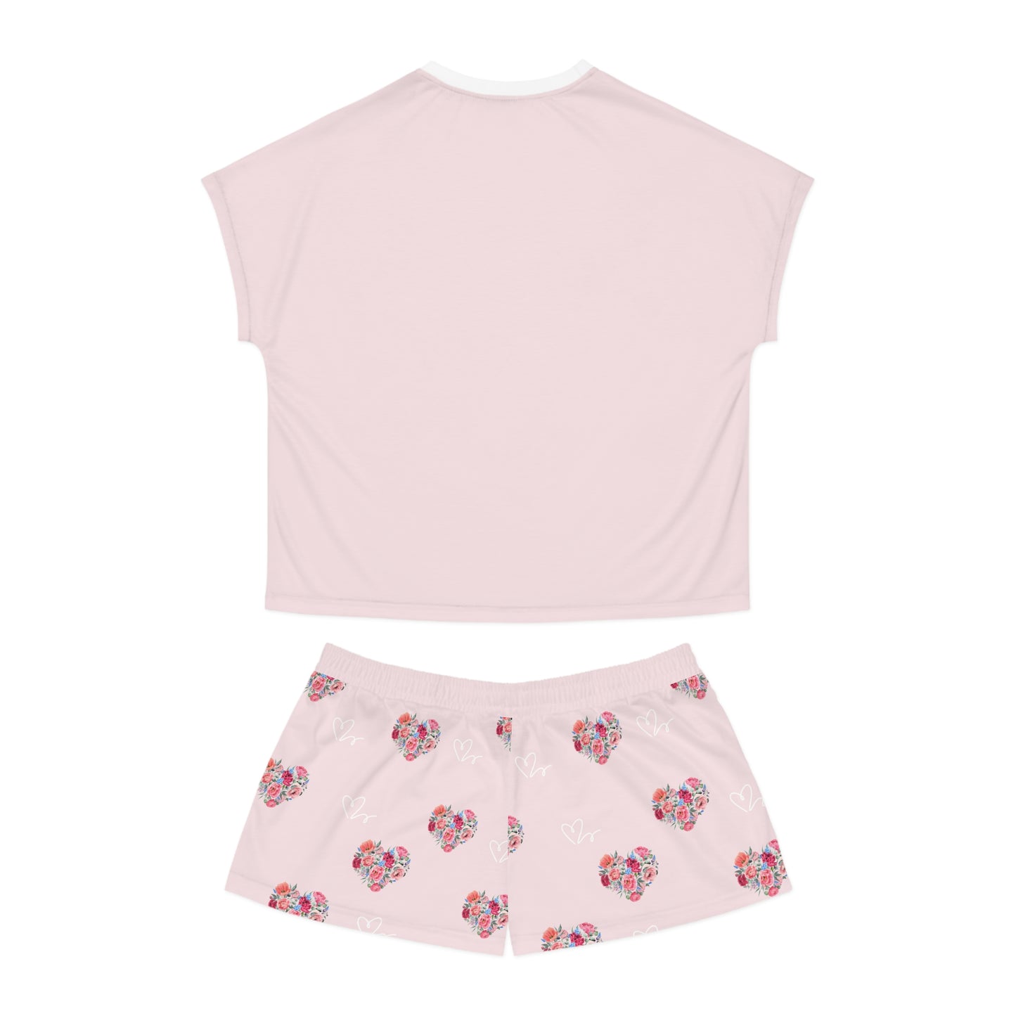 Women's Valentines Pyjama Short Set