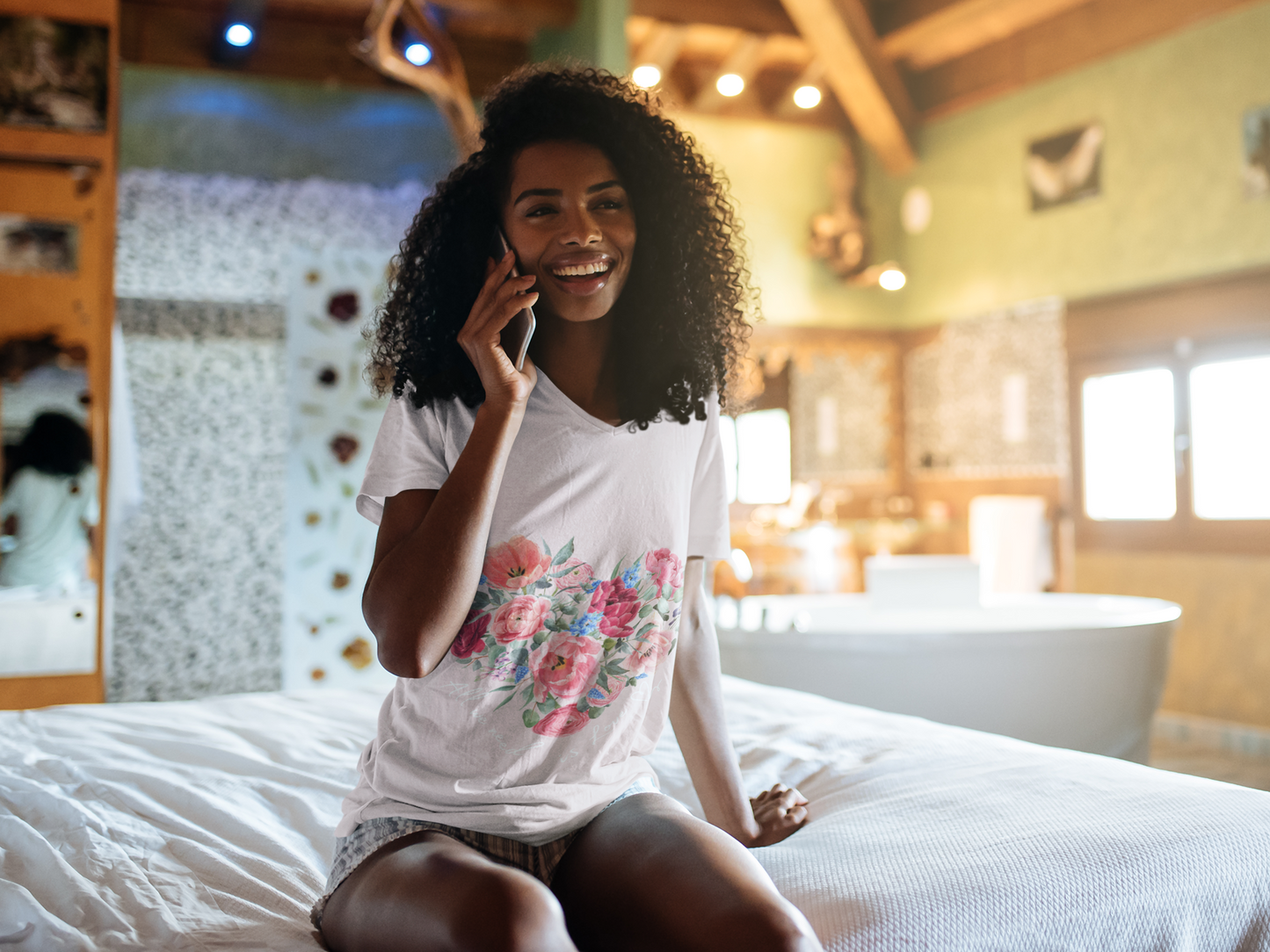 Women's Valentines Pyjama Short Set