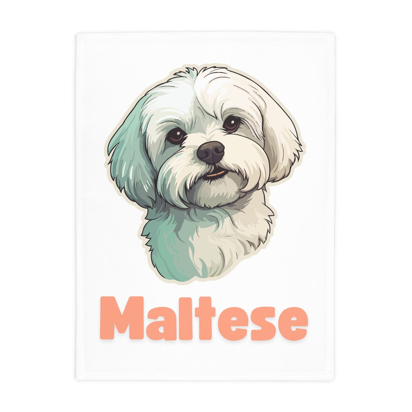 Maltese Pet Blanket - pink