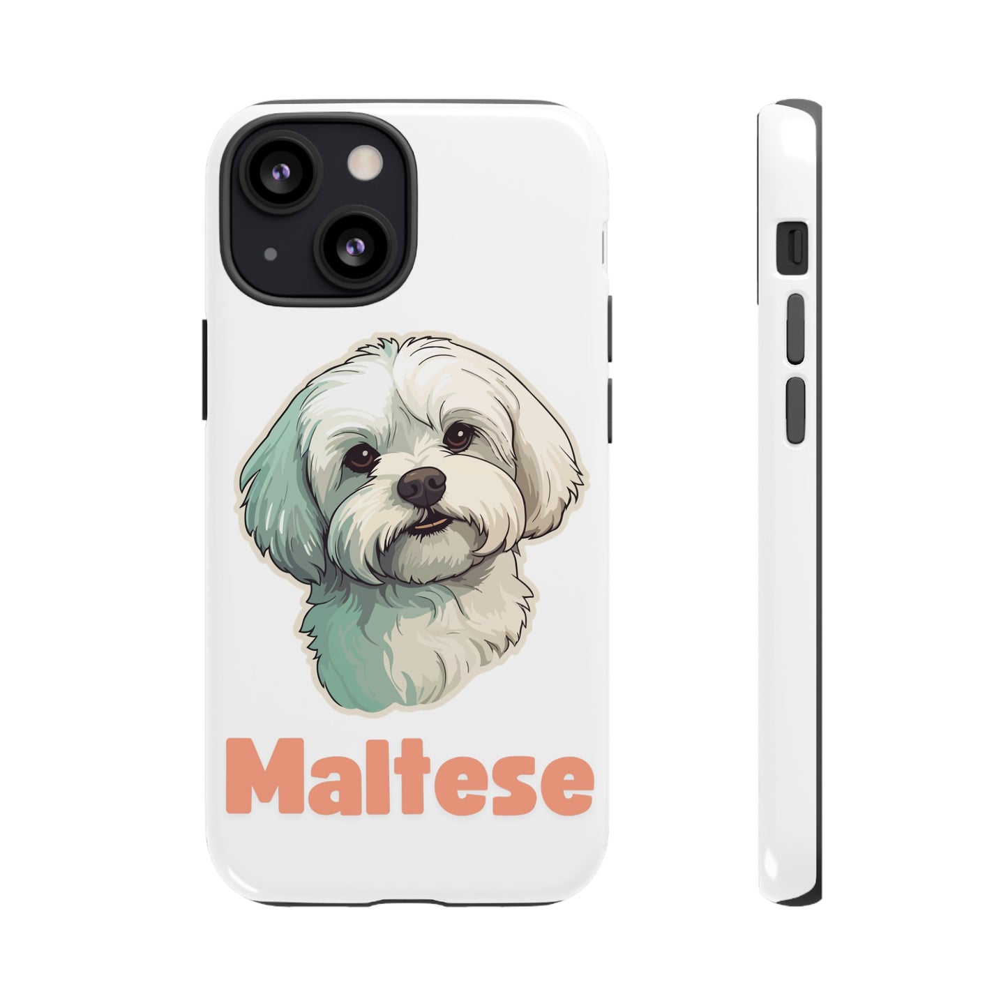 Maltese Tough Phone Case - Pink