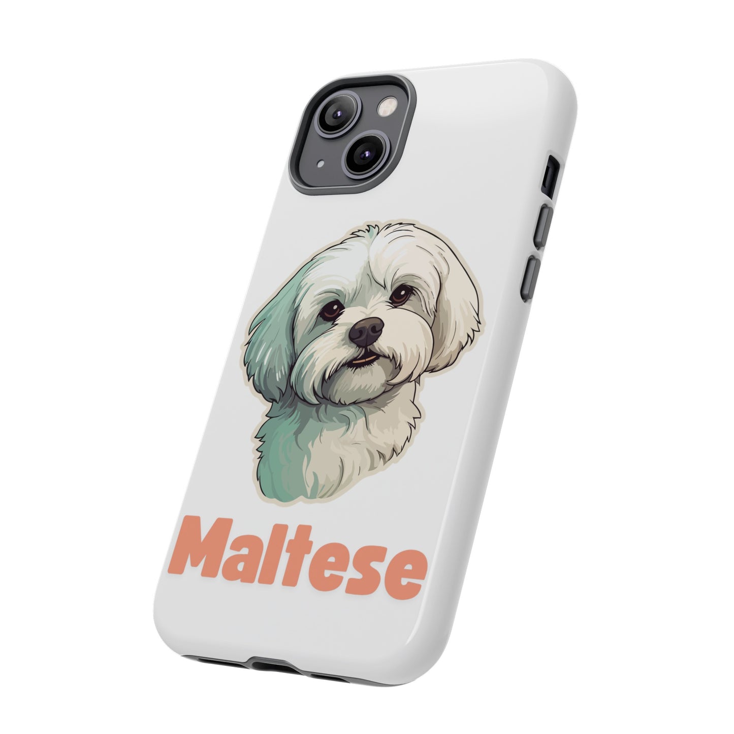 Maltese Tough Phone Case - Pink