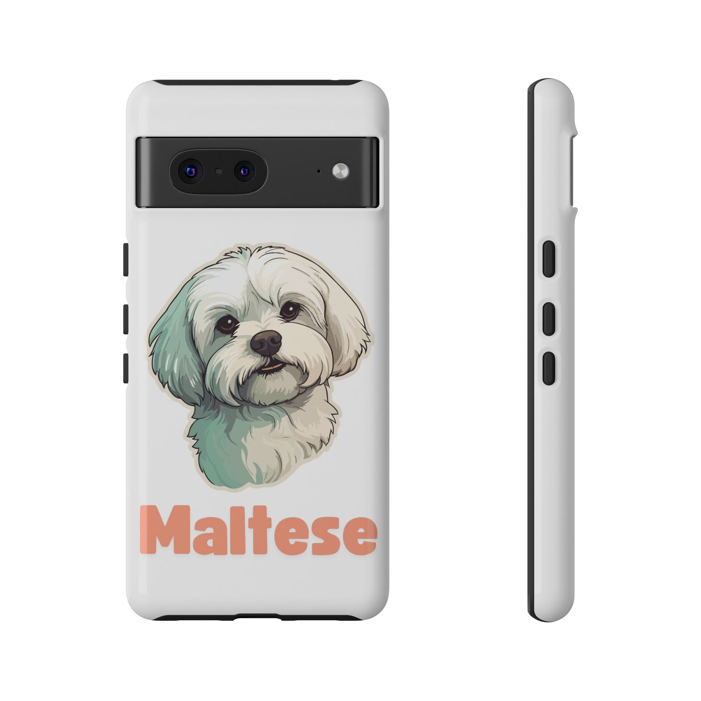 Maltese Tough Phone Case - Pink