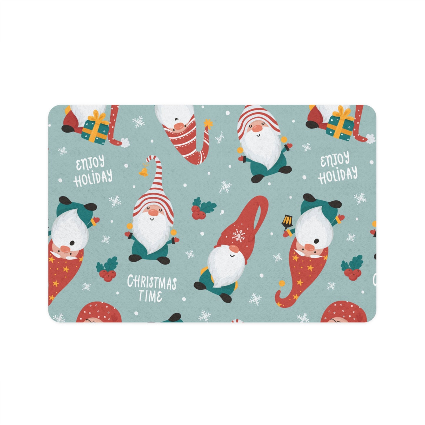 Christmas Elf Pet Food Mat