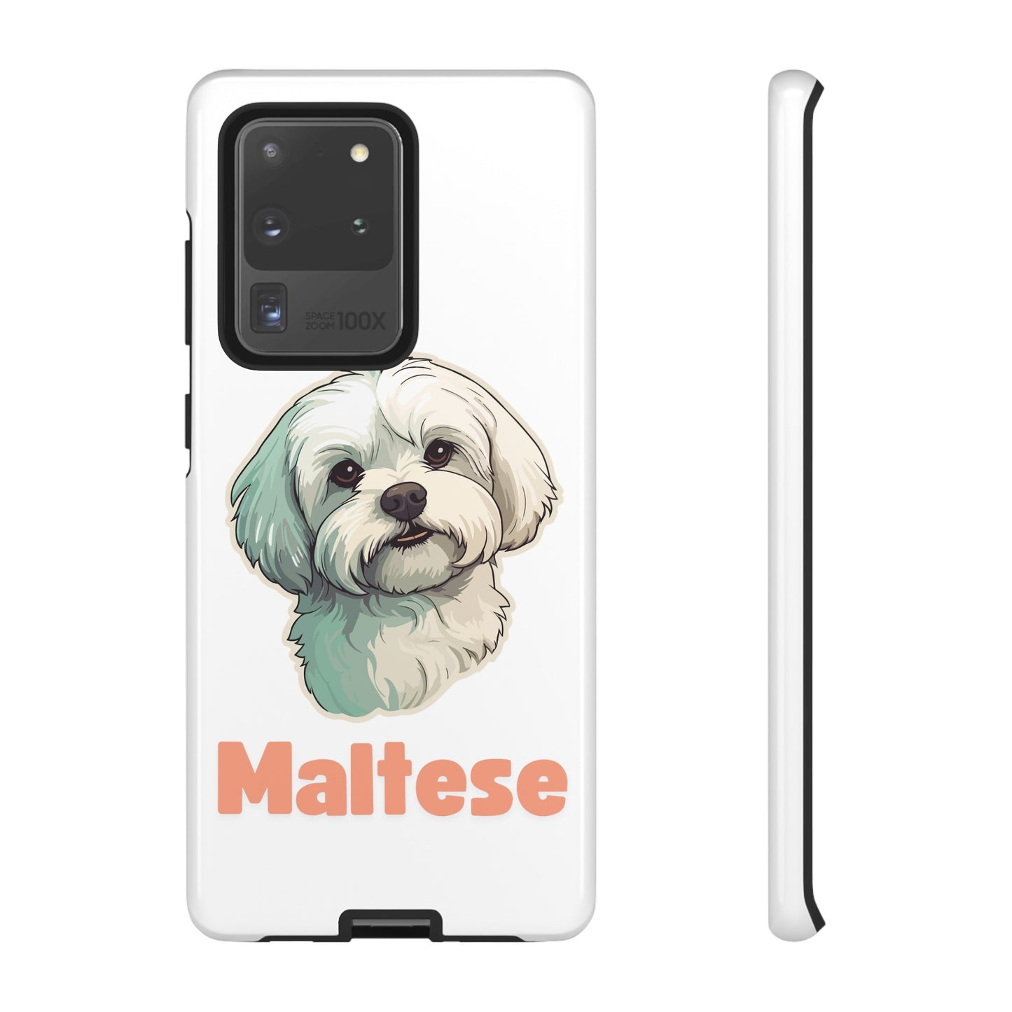 Maltese Tough Phone Case - Pink