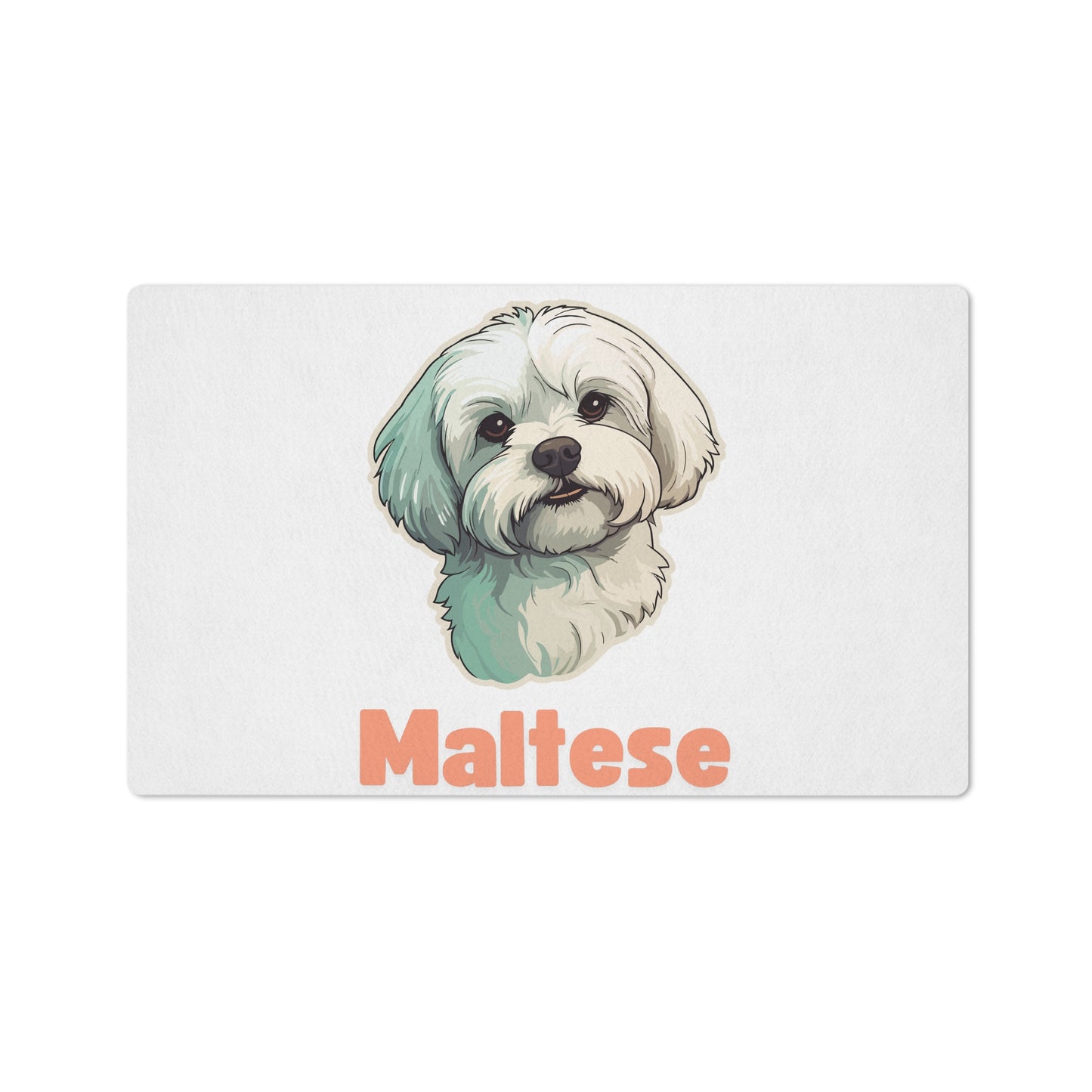 Maltese Pet Mat - Pink