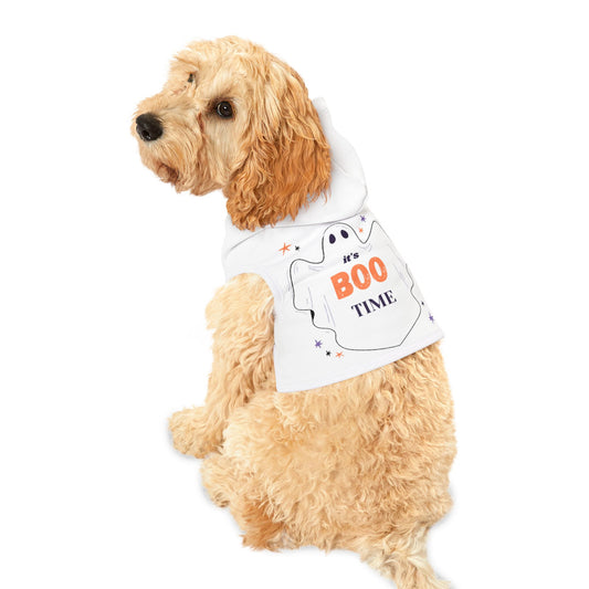 Boo Time Halloween Pet Hoodie