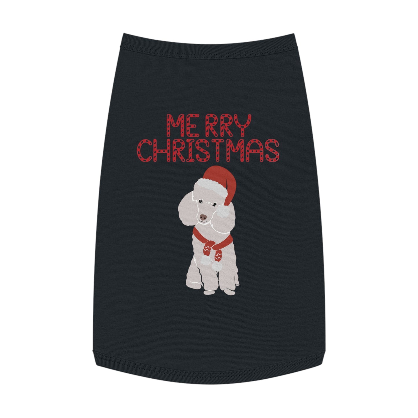 Merry Christmas Poodle Dog T-Shirt