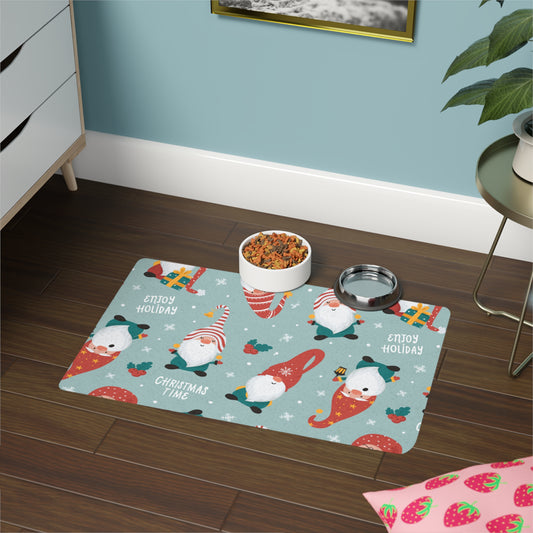 Christmas Elf Pet Food Mat