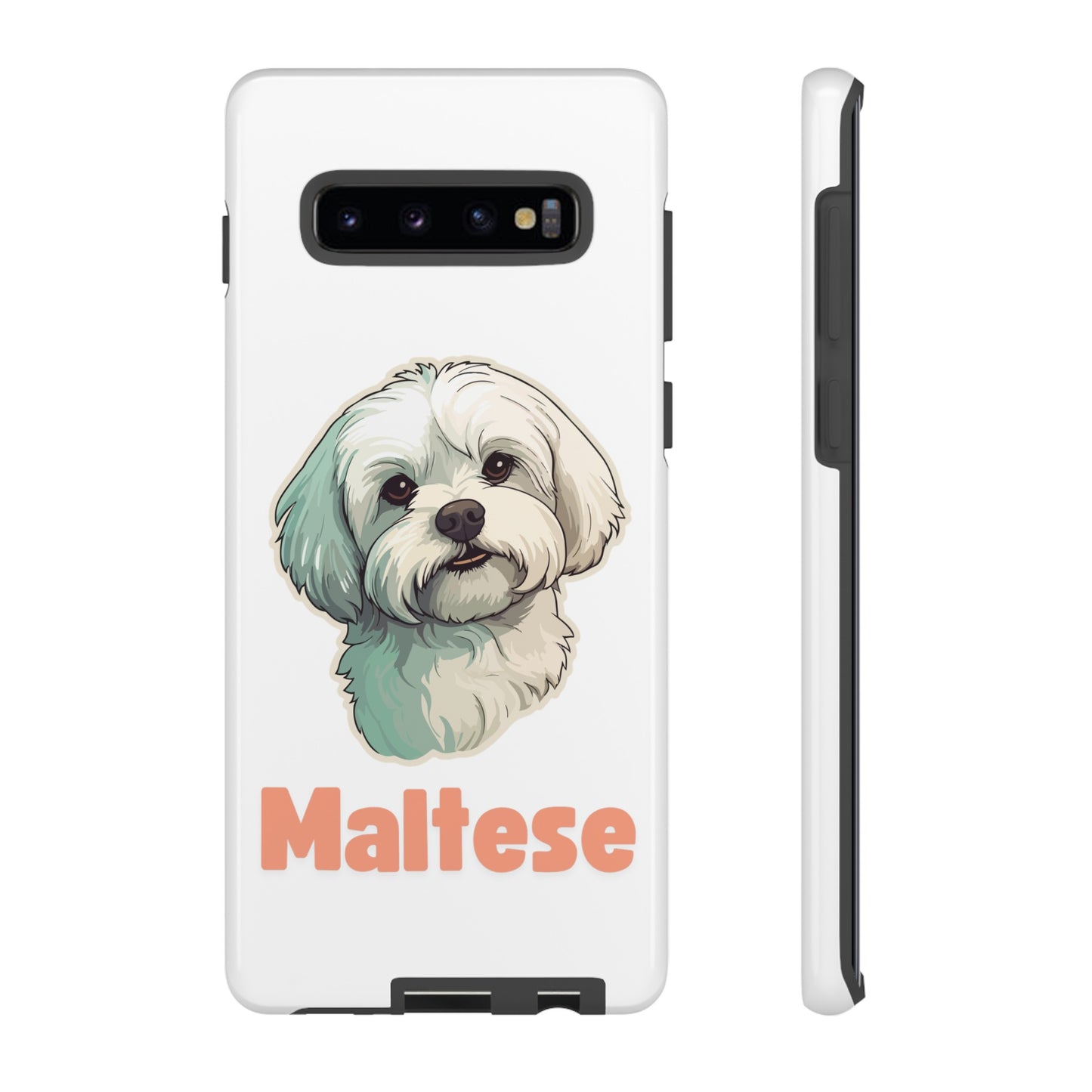 Maltese Tough Phone Case - Pink