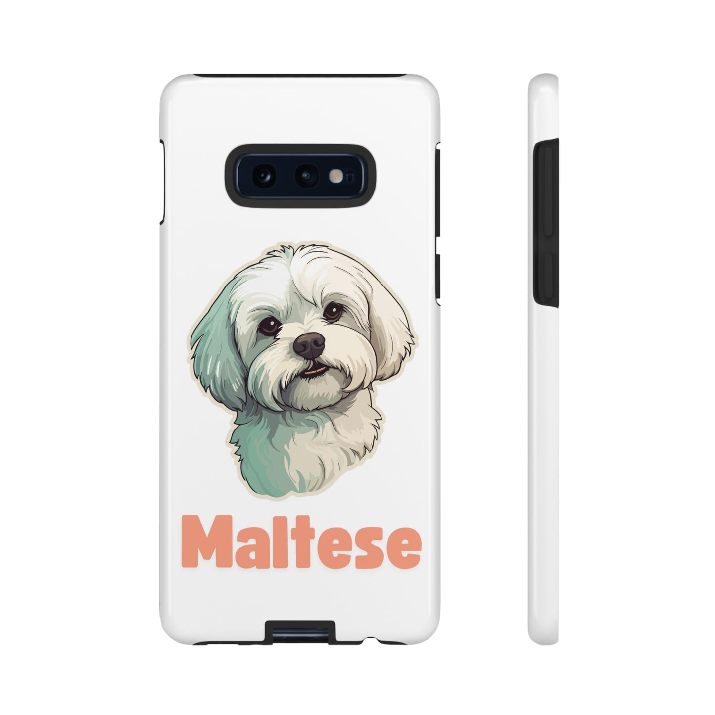 Maltese Tough Phone Case - Pink