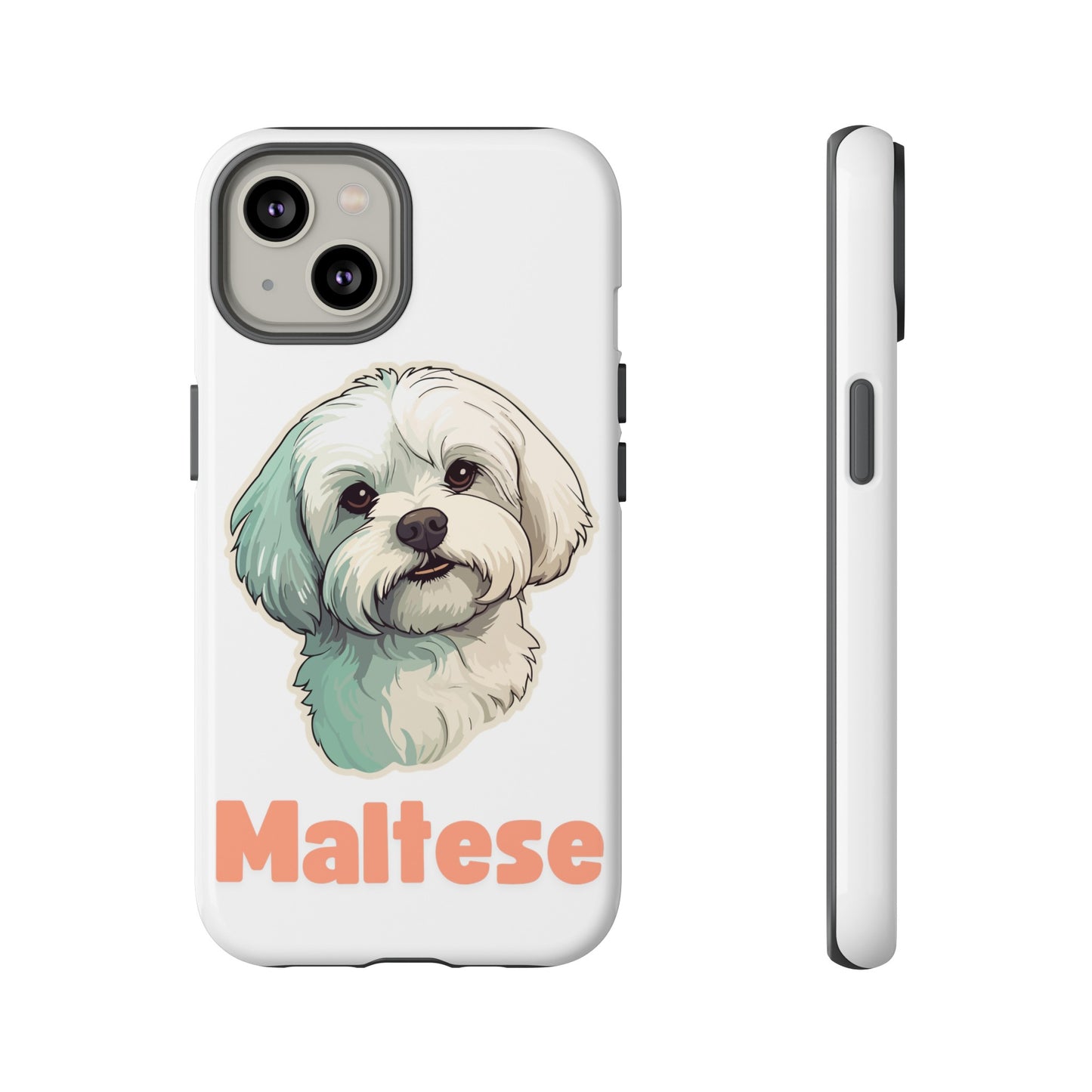 Maltese Tough Phone Case - Pink