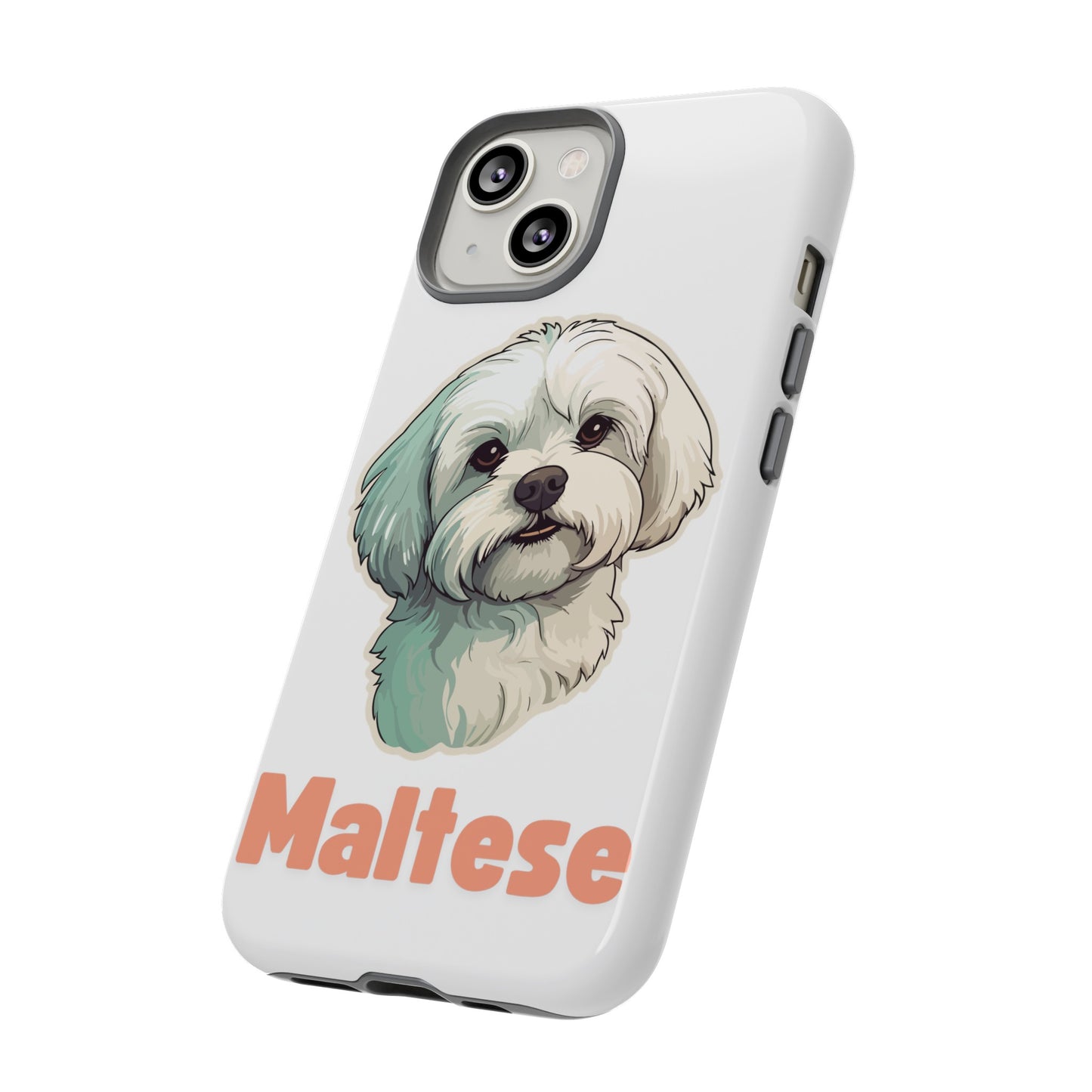 Maltese Tough Phone Case - Pink