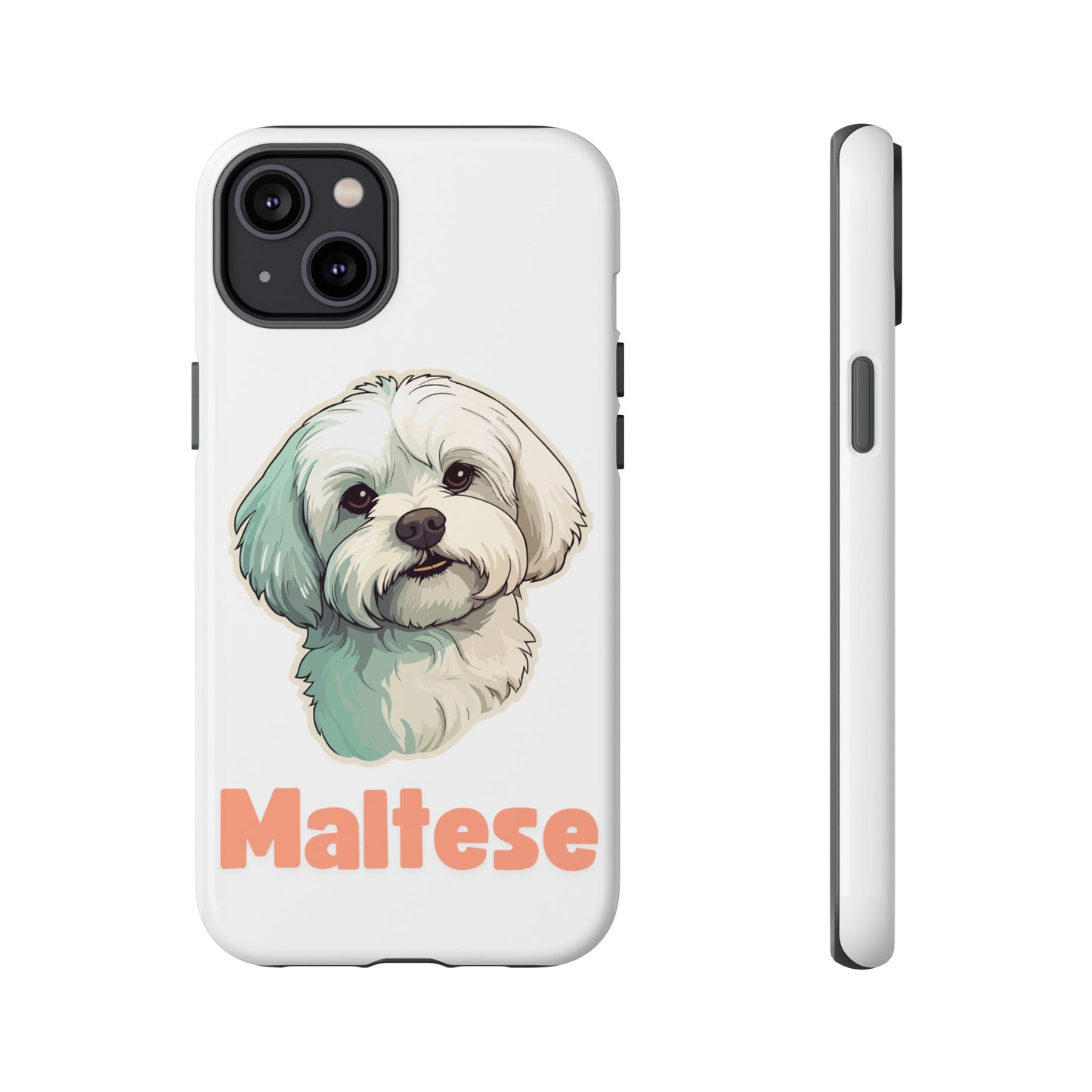 Maltese Tough Phone Case - Pink