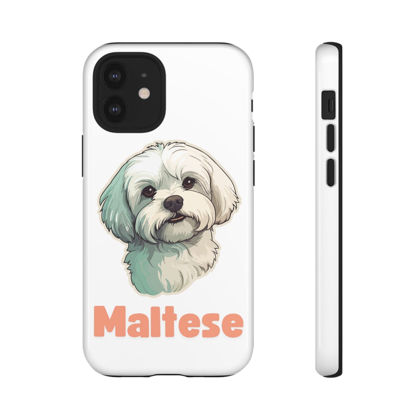 Maltese Tough Phone Case - Pink