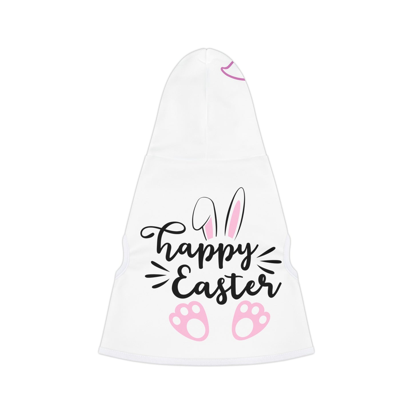 Happy Easter Hoodie with Ears - Pink