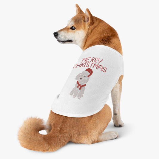 Merry Christmas Poodle Dog T-Shirt