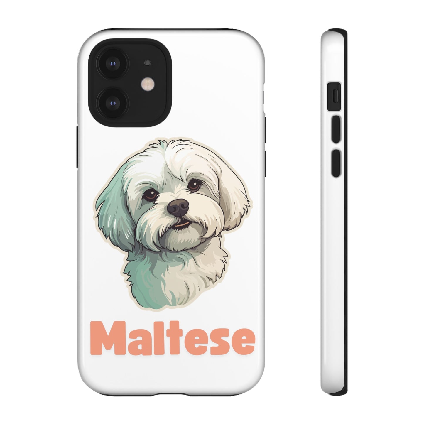 Maltese Tough Phone Case - Pink