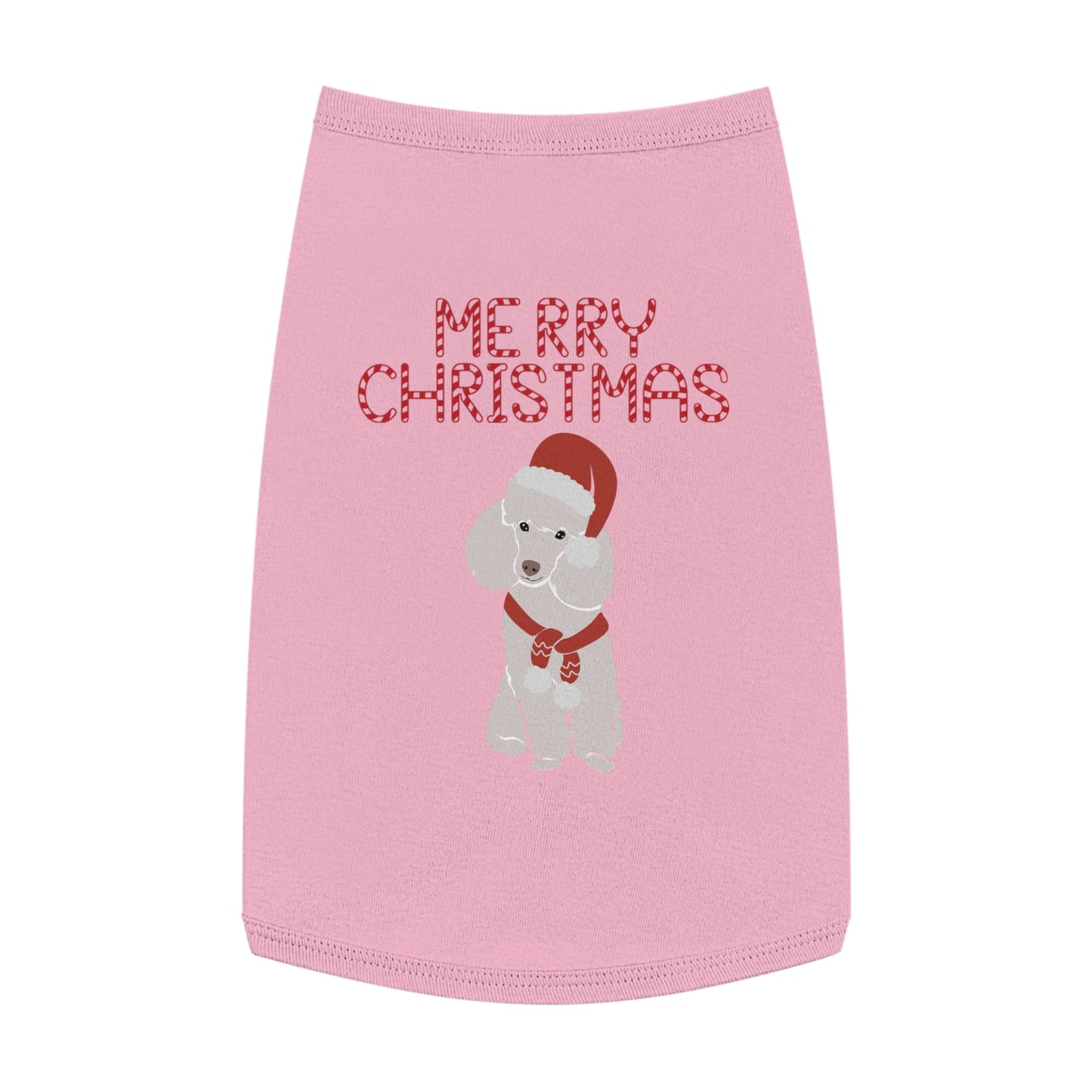 Merry Christmas Poodle Dog T-Shirt