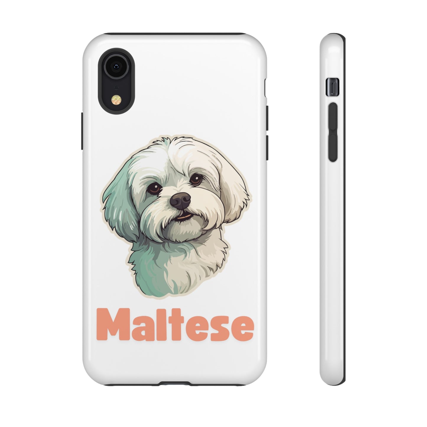 Maltese Tough Phone Case - Pink