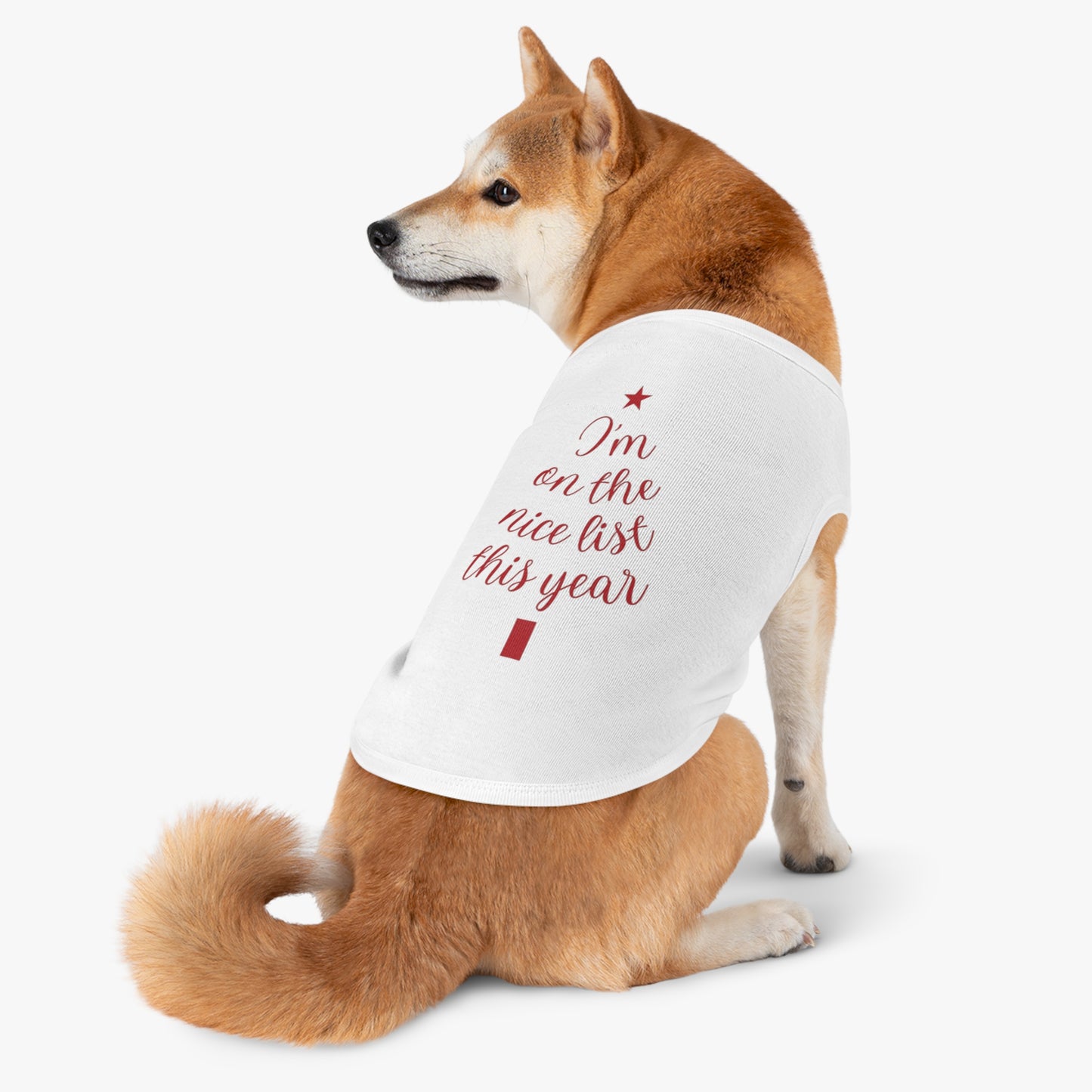 Nice List Christmas Dog T-Shirt