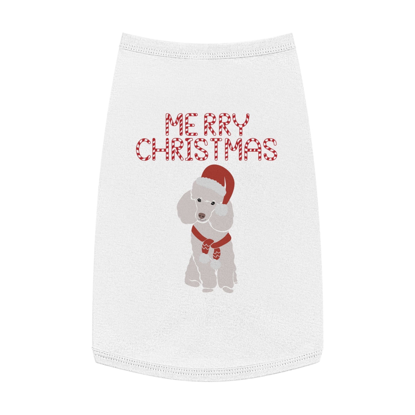 Merry Christmas Poodle Dog T-Shirt