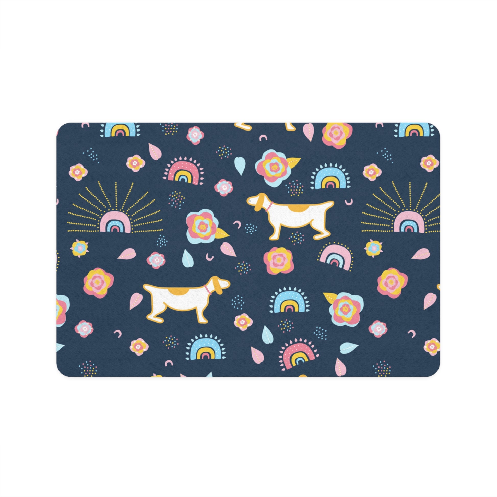 Happy Dog Blue Pet Food Mat