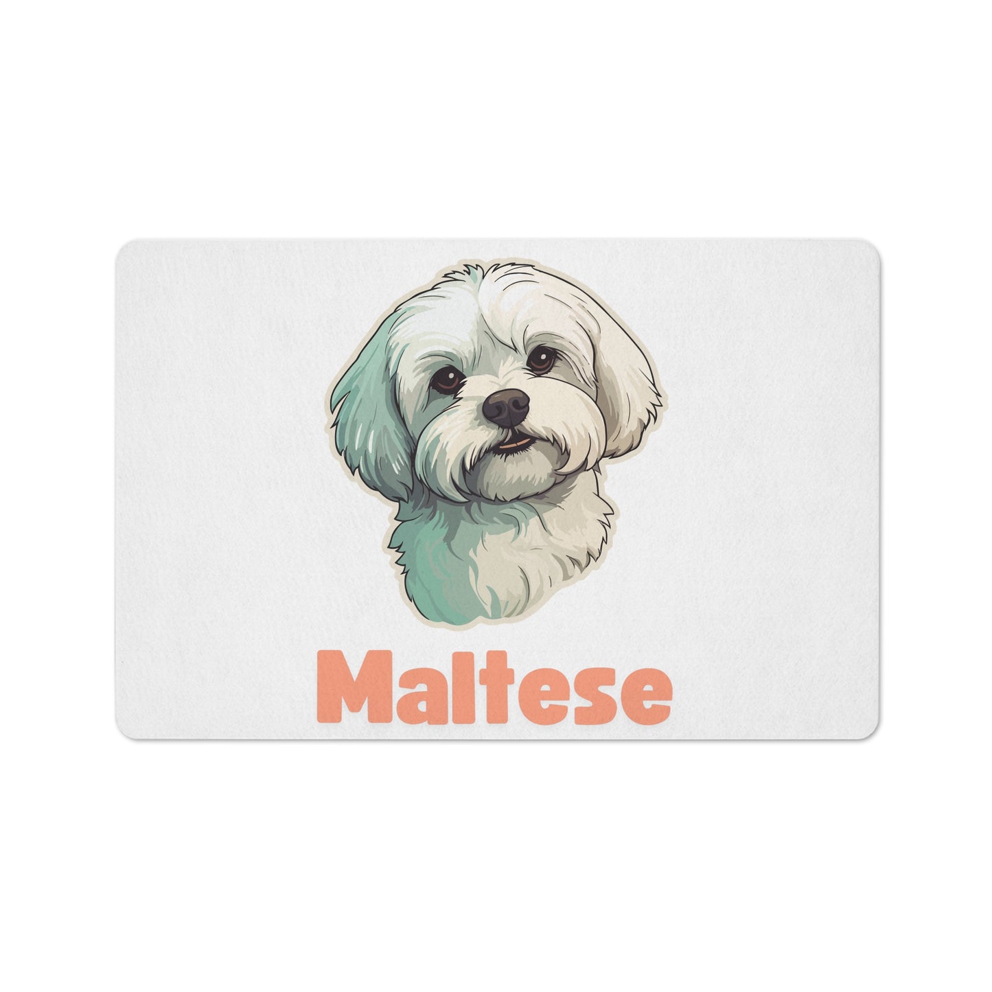 Maltese Pet Mat - Pink