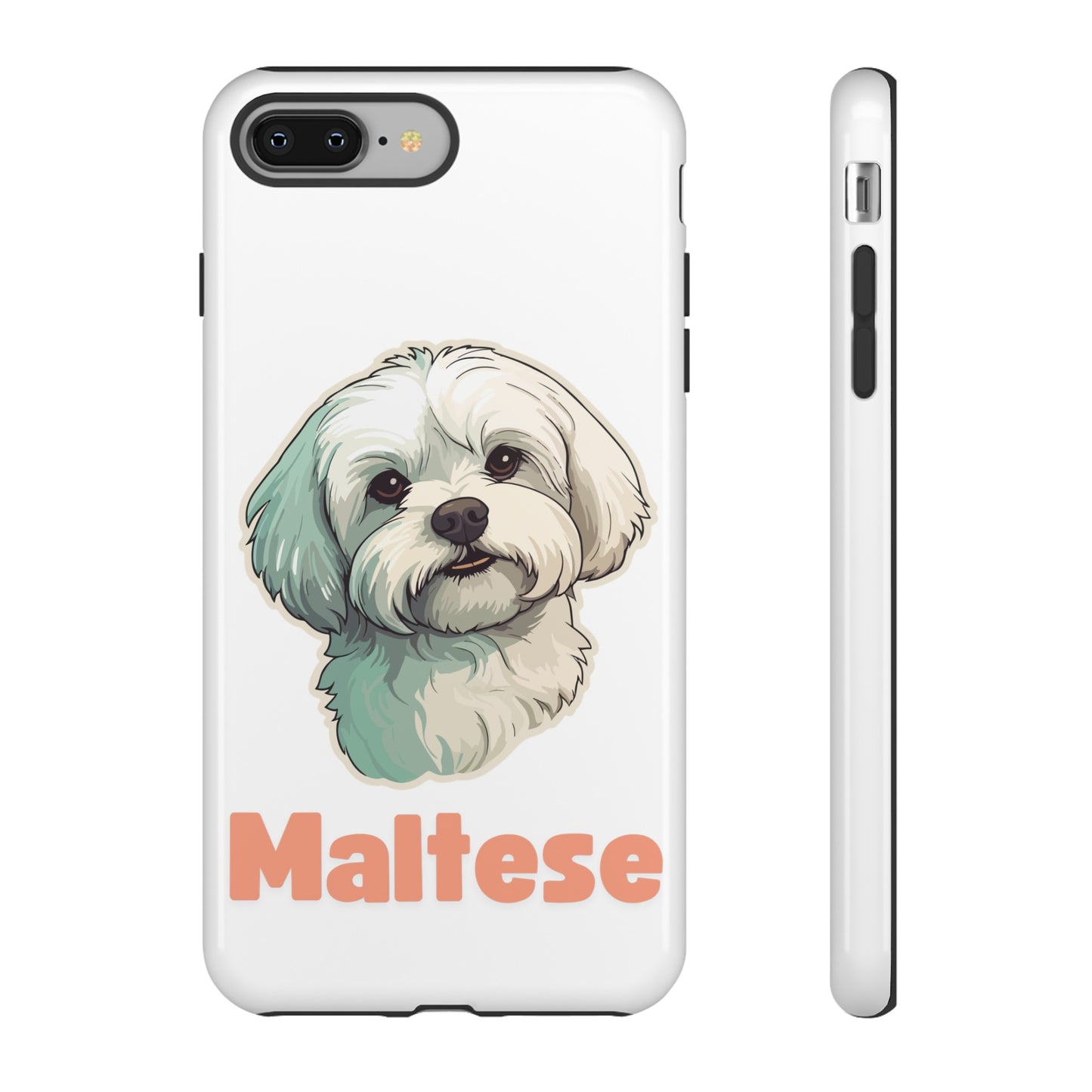 Maltese Tough Phone Case - Pink