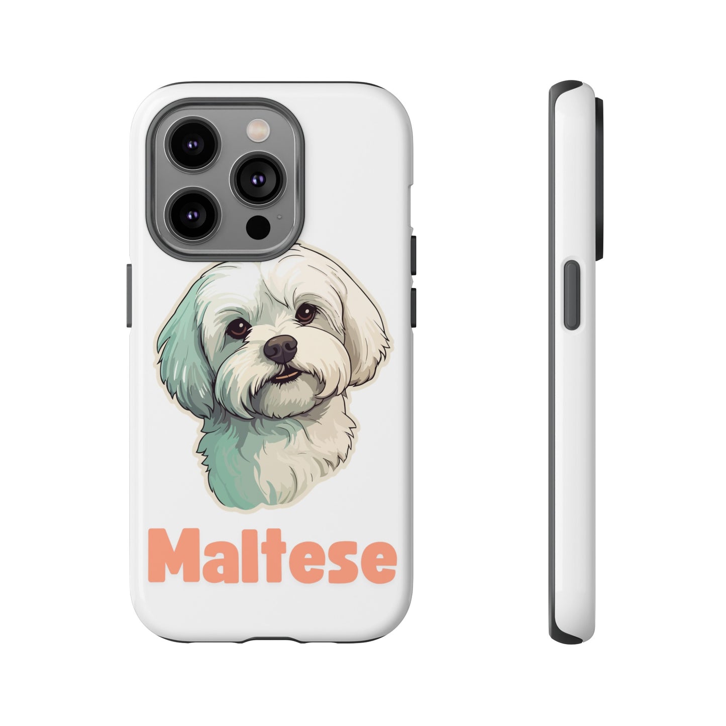 Maltese Tough Phone Case - Pink