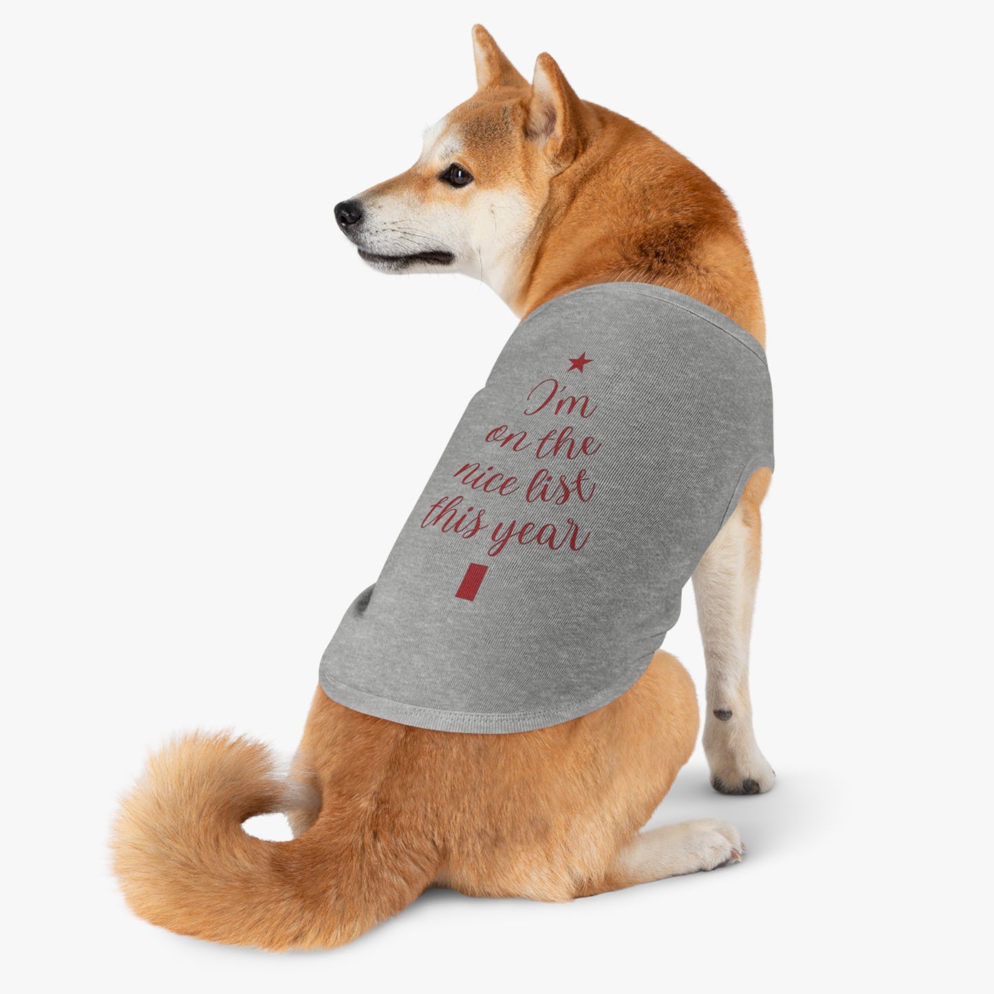 Nice List Christmas Dog T-Shirt