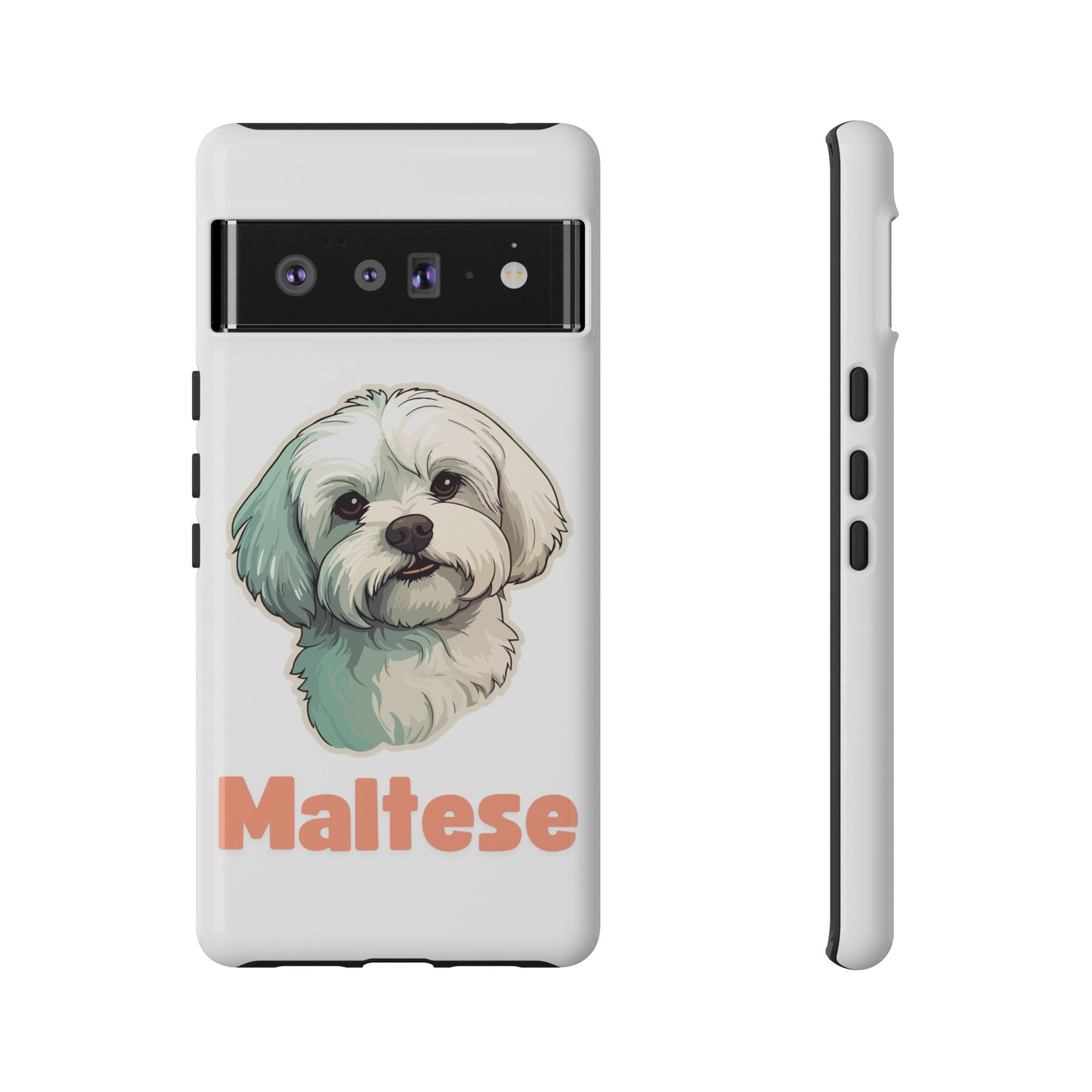 Maltese Tough Phone Case - Pink